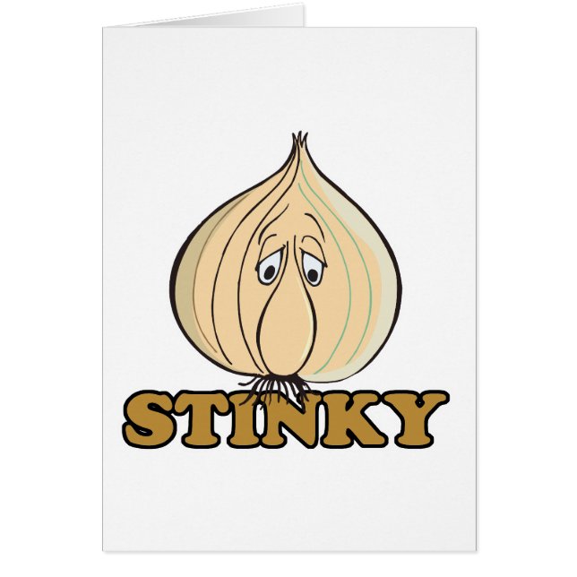 stinkendes, trauriges Knoblauchgesicht (Vorne)