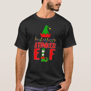 Stinker Elf Matching Family Lighting Weihnachten T-Shirt