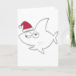 Stinkeye Haifisch-Weihnachtskarte Feiertagskarte