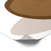 Stinkfarbener Kack Poster (Ecke)