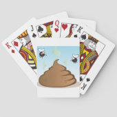 Stinkfarbener Kack Spielkarten (Rückseite)