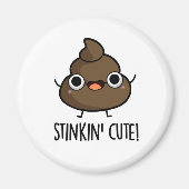 Stinkin Niedlich Funny Poo Pun Magnet (Vorne)