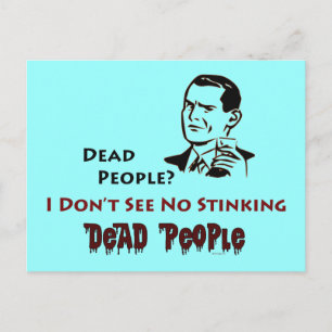 Stinking Dead People Retro Spaß Postkarte