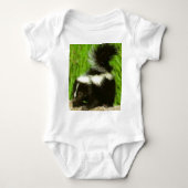 Stinktier Baby Strampler (Vorderseite)
