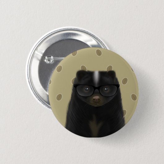 Stinktier-Button Button (Vorne & Hinten)