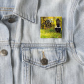 Stinktier, das Sie stinken Button (Beispiel)