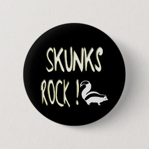 Stinktier-Felsen! Knopf Button