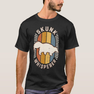Stinktier-Flüsterer Vintage Klassiker Retro Tierli T-Shirt