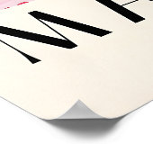 Stinktier in der Badewanne Kunstposter Mitte des J Poster (Ecke)