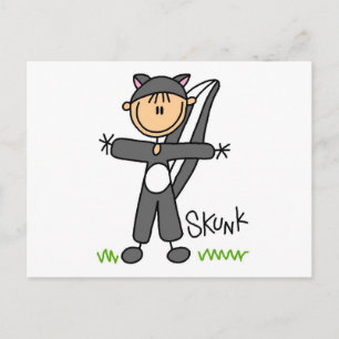 Stinktier kleiden oben T - Shirts und Geschenke Postkarte