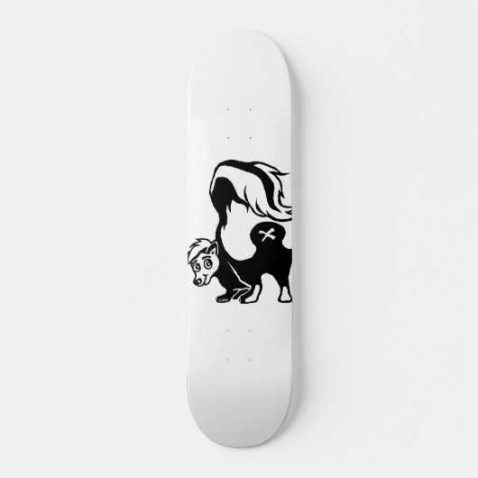 Stinktier Skateboard (Vorne)