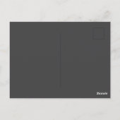 Stinktier Tier Lustig Postkarte (Rückseite)