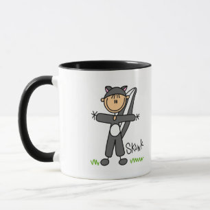 Stinktier-Verkleidungs-T-Shirts und Geschenke Tasse
