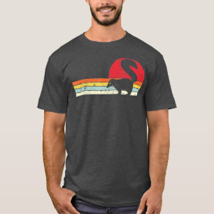 Stinktier Vintage Retro Stil Lustige Stinktier Lie T-Shirt