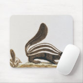 Stinktier, von "Histoire Naturelle" vorbei Mousepad (Mit Mouse)