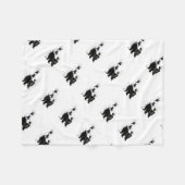 Stinktier-Wasserfarbemalerei Fleecedecke (Vorderseite (Horizontal))