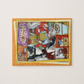 Stinktiere in der Küche Puzzle (Horizontal)