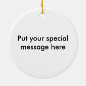 Stinktierverzierung Keramik Ornament (Hinten)