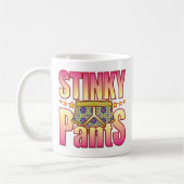 Stinky blumige Hosen Kaffeetasse (Links)