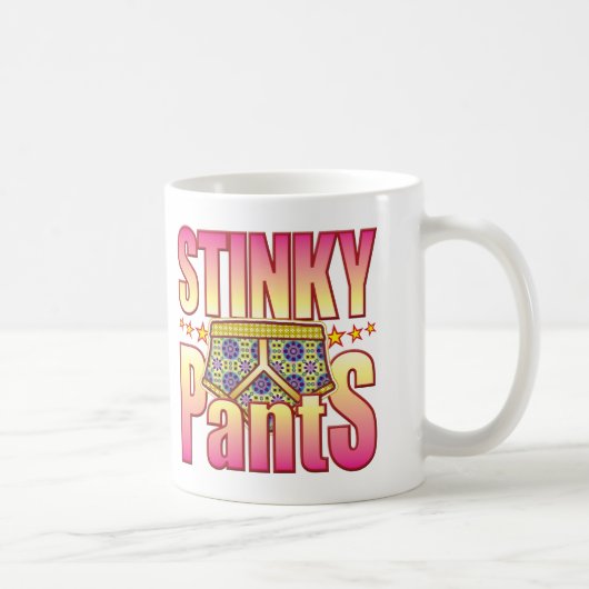 Stinky blumige Hosen Kaffeetasse (Rechts)