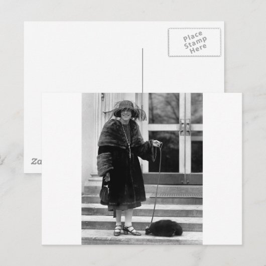 Stinky Date, 1922 Postkarte (Vorne/Hinten)