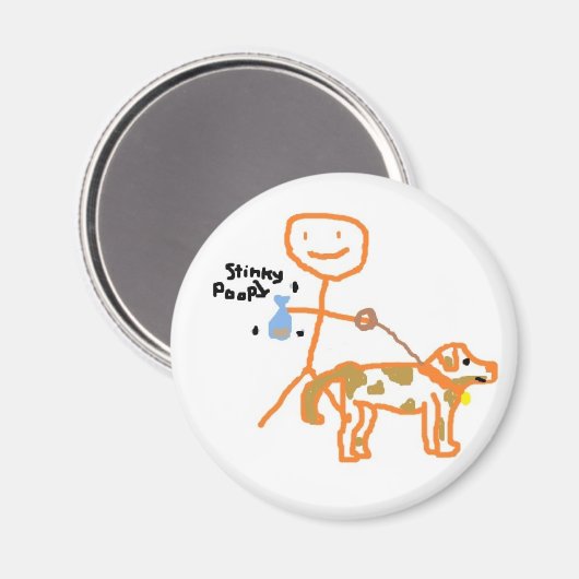 Stinky Kack Magnet (Vorderseite/Rückseite)