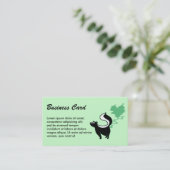 Stinky Liebe Skunk Visitenkarte (Stehend Vorderseite)