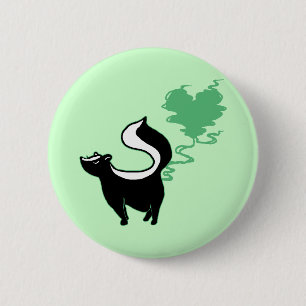 Stinky Liebe-Stinktier Button