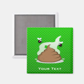 Stinky Poo, grün Magnet (Vorderseite/Rückseite)