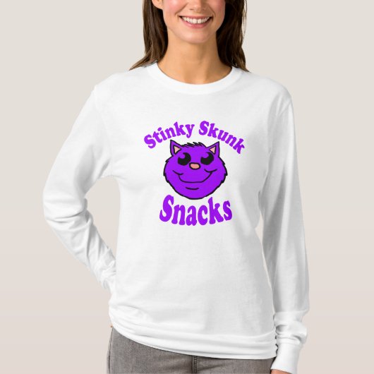 Stinky Skunk Snacks T-Shirt (Vorderseite)