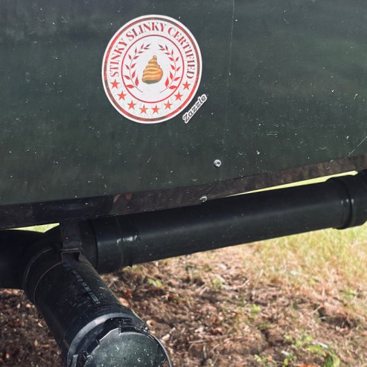 Stinky Slinky Certified RV Aufkleber