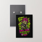 Stinky Stan – Paranormale Punks Button (Vorderseite/Rückseite)