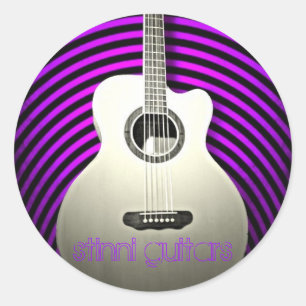 Stinni Gitarren Runder Aufkleber