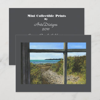 Stinson Beach, CA - Mini Collectible Prints Postkarte