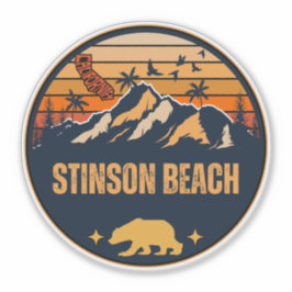 Stinson Beach, Kalifornien Aufkleber