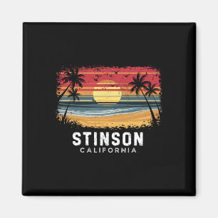 Stinson Beach Kalifornien Surfbrett Strand Magnet