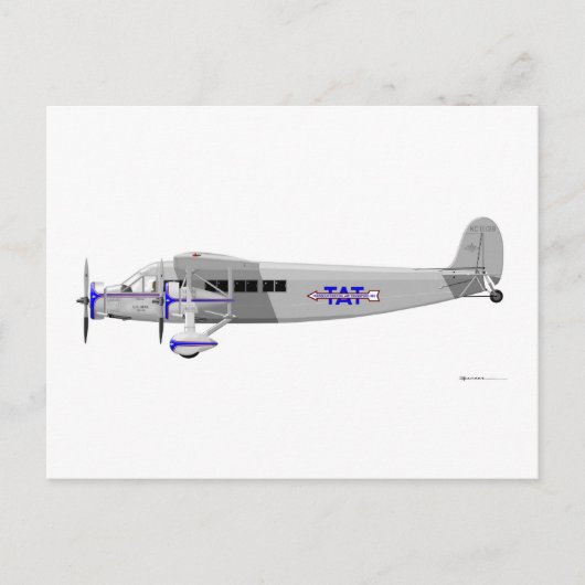 Stinson Model T Airliner Postkarte (Vorderseite)