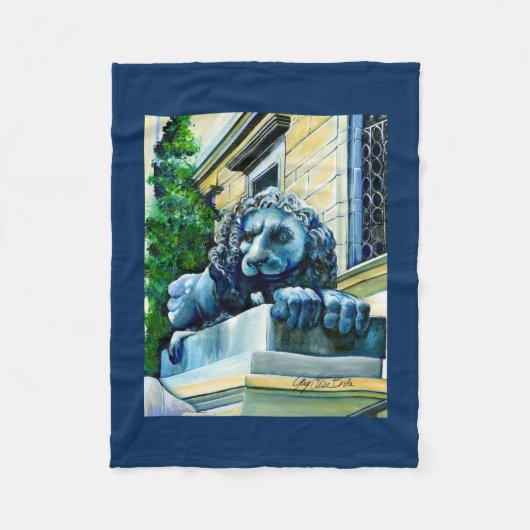 Stipendiat Fleecedecke (Vorderseite)