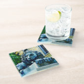 Stipendiat Glasuntersetzer (Schrägansicht)