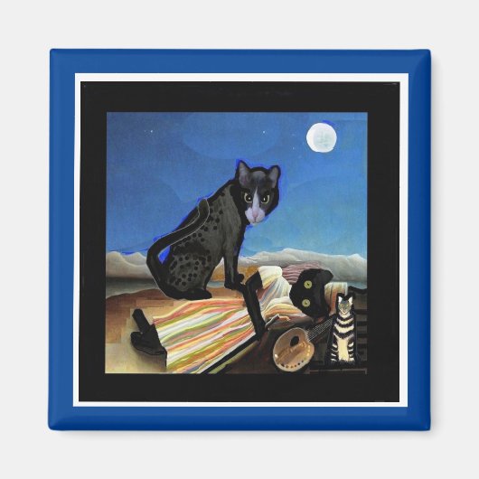 Stipendiat, Katze, Art Parody, Magnet (Vorne)