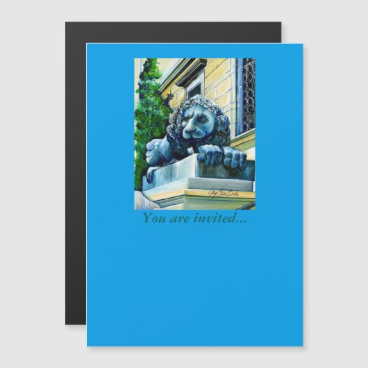 Stipendiat Magneteinladung (Vorne/Hinten)