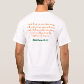 Stipendium mit Gott T-Shirt (Rückseite)