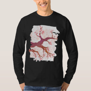 Stipes Sakura Japanisch Kirsche Blume Blossom Japa T-Shirt