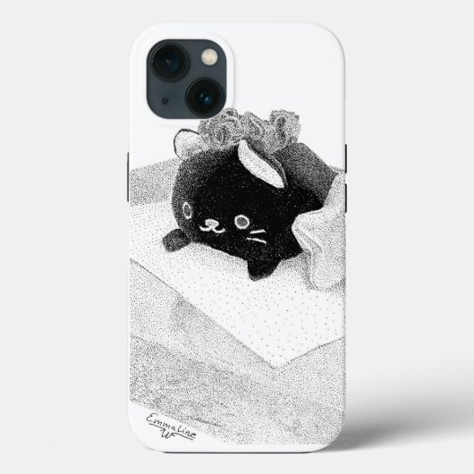 Stippled Kitty - Case Mate Phone Case (Rückseite)