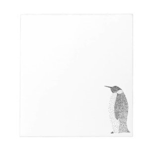 Stippled Penguin Notizblock