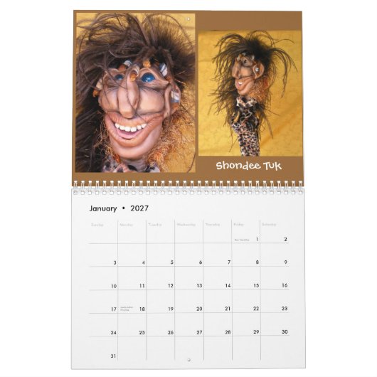 Stir Crazies 2012 Kalender (Jan 2027)