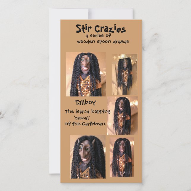 Stir Crazies Blank Foto Card (Vorderseite)