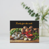 Stir Fry Postkarte (Stehend Vorderseite)