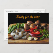 Stir Fry Postkarte (Vorne/Hinten)