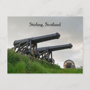 Stirling Beheading Stone and Cannons Postkarte